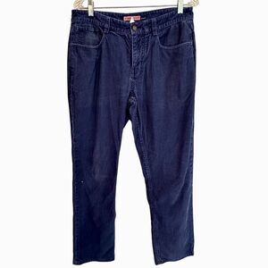 Vineyard Vines Corduroy Jeans Pants Mens 32 x 30 Blue 100% Cotton Flat Front